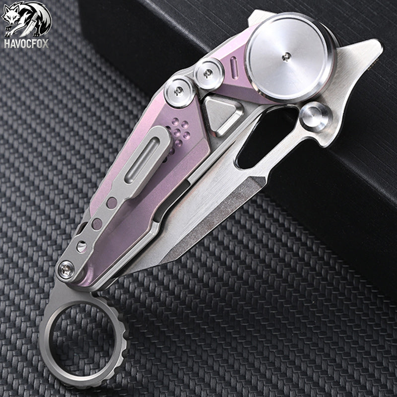NOC KNIVES MT-06 Totoro Titanium EDC Folding Knife