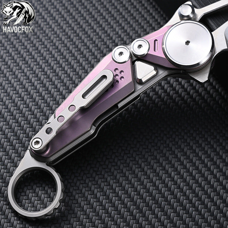 NOC KNIVES MT-06 Totoro Titanium EDC Folding Knife