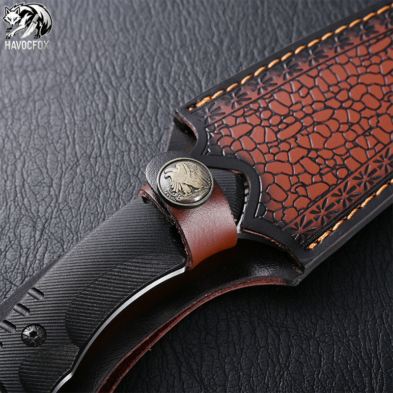 Tactical Curved Blade Hunting Fixed Knife