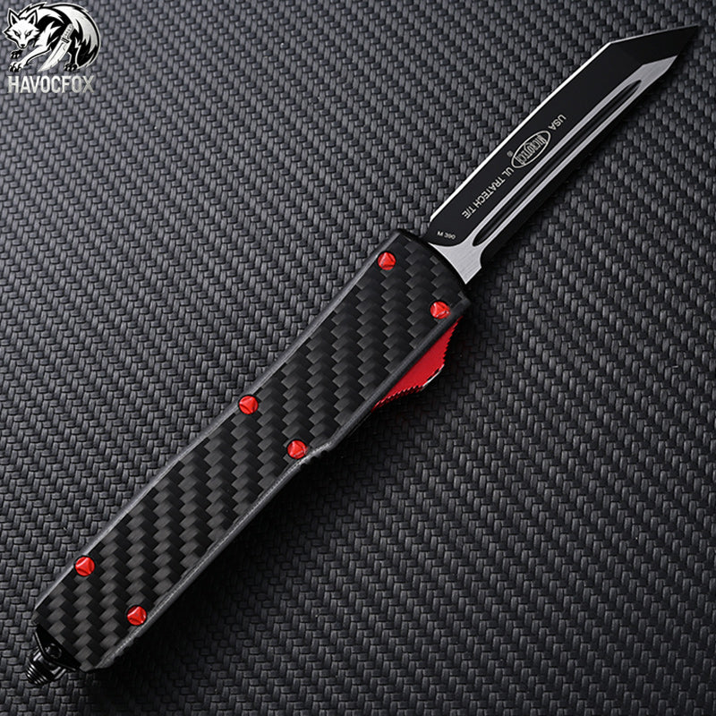 Microtech UTX-85 Carbon Fiber Handle OTF Automatic Knife