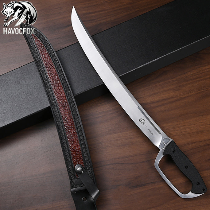 Xunguang Knight D-Guard Long Tactical Saber Fixed Blade Knife