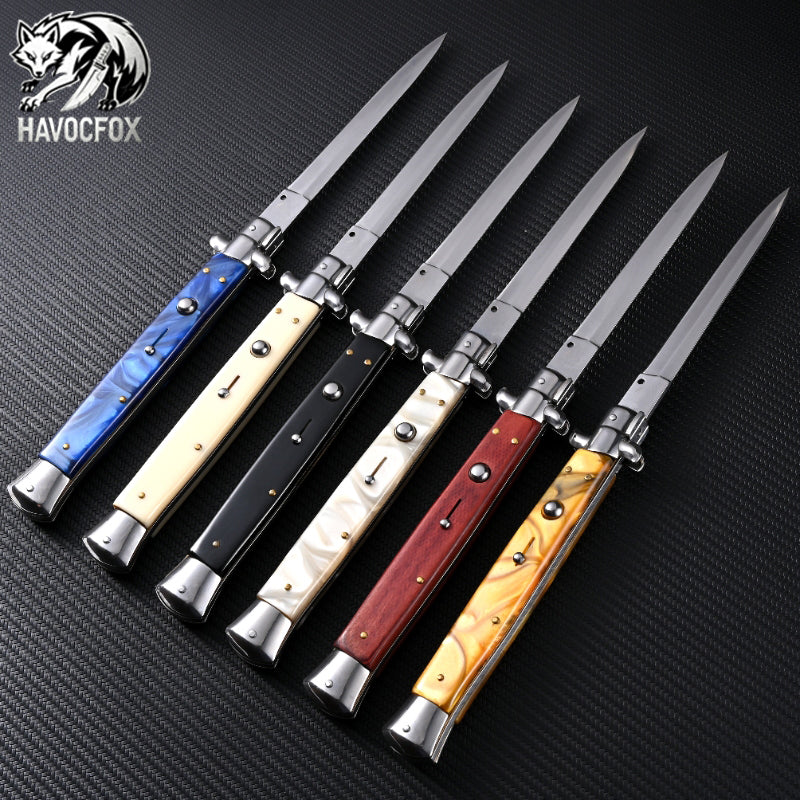 13 inch Italian Stiletto Side-opening Automatic Switchblade