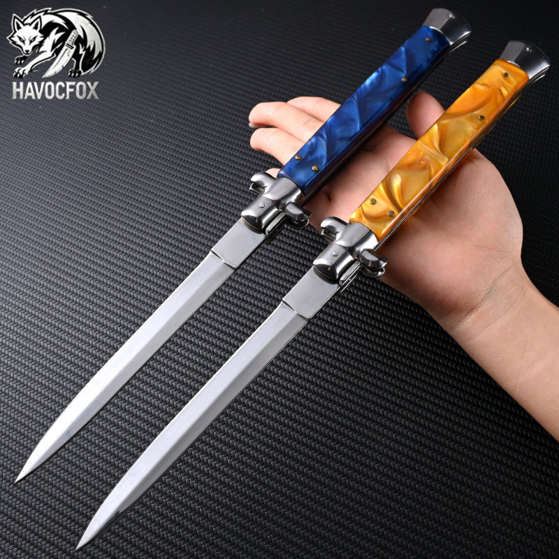 13 inch Italian Stiletto Side-opening Automatic Switchblade