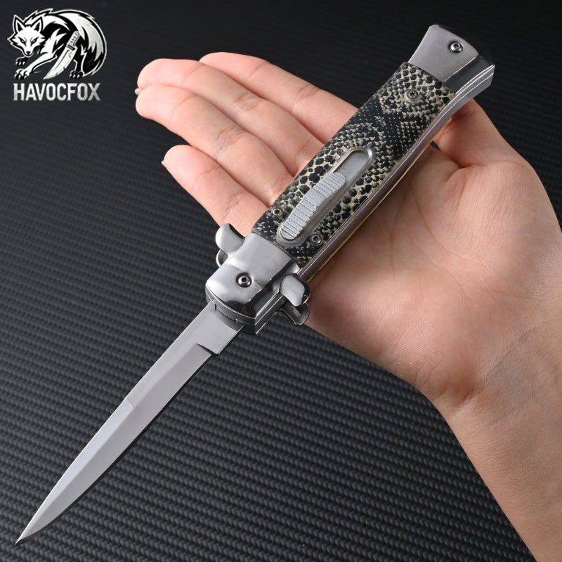 9" Stiletto-style OTF Automatic Knife