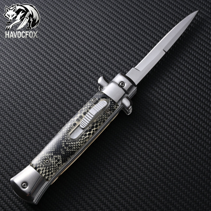 9" Stiletto-style OTF Automatic Knife
