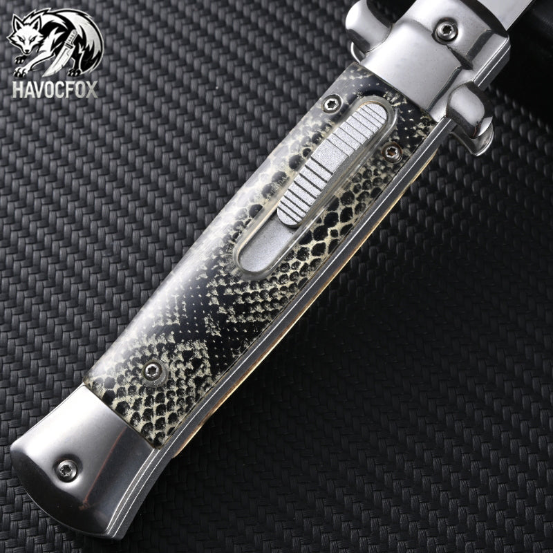9" Stiletto-style OTF Automatic Knife