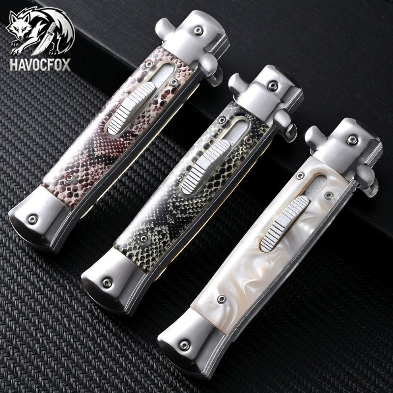 9" Stiletto-style OTF Automatic Knife