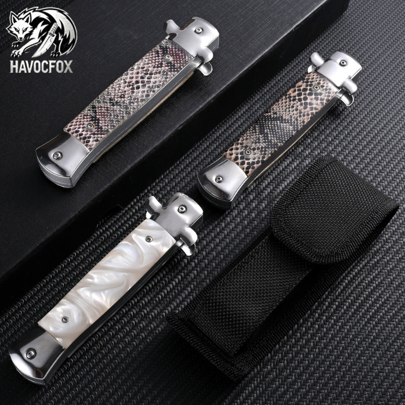9" Stiletto-style OTF Automatic Knife