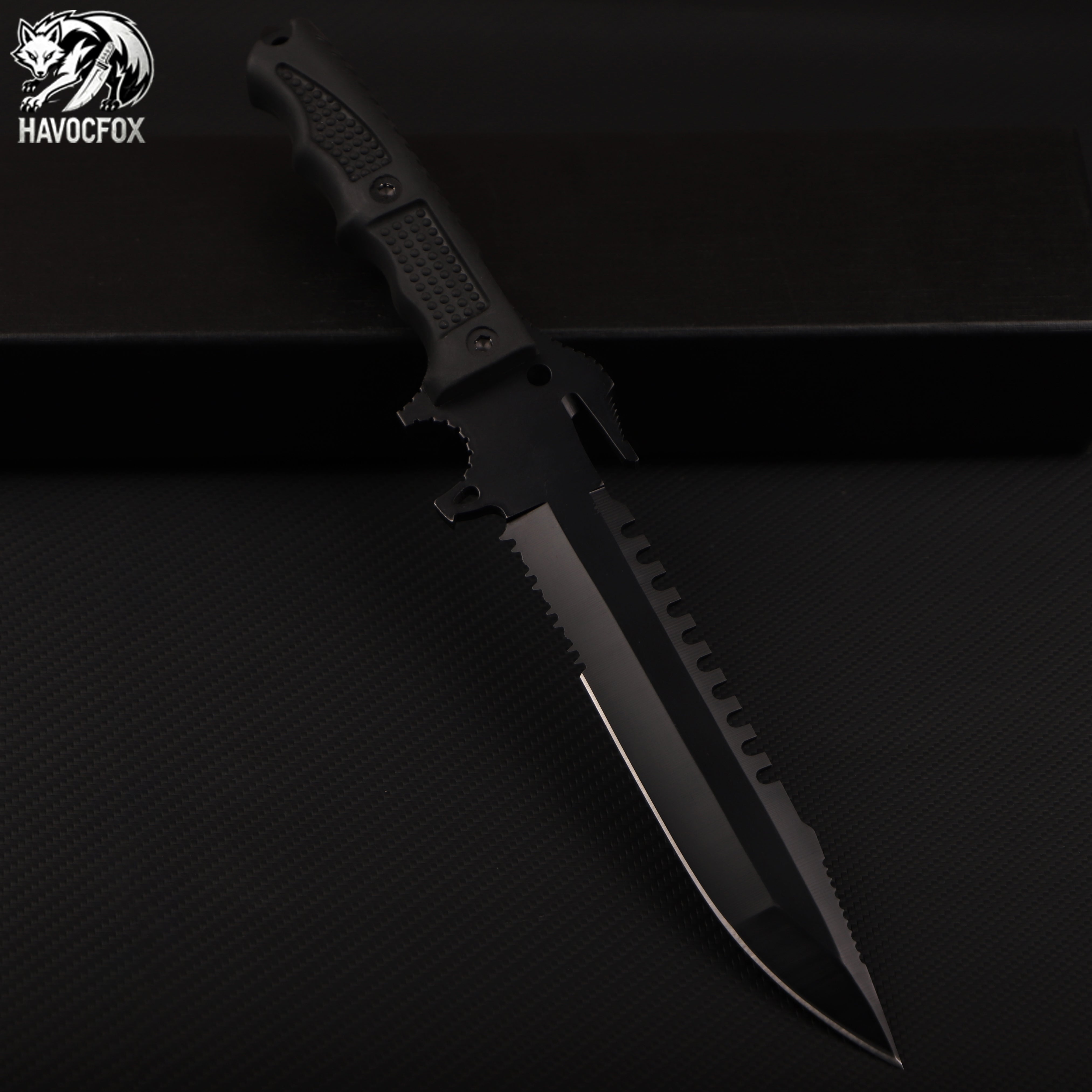Jungle Rescue Tactical Straight Knife