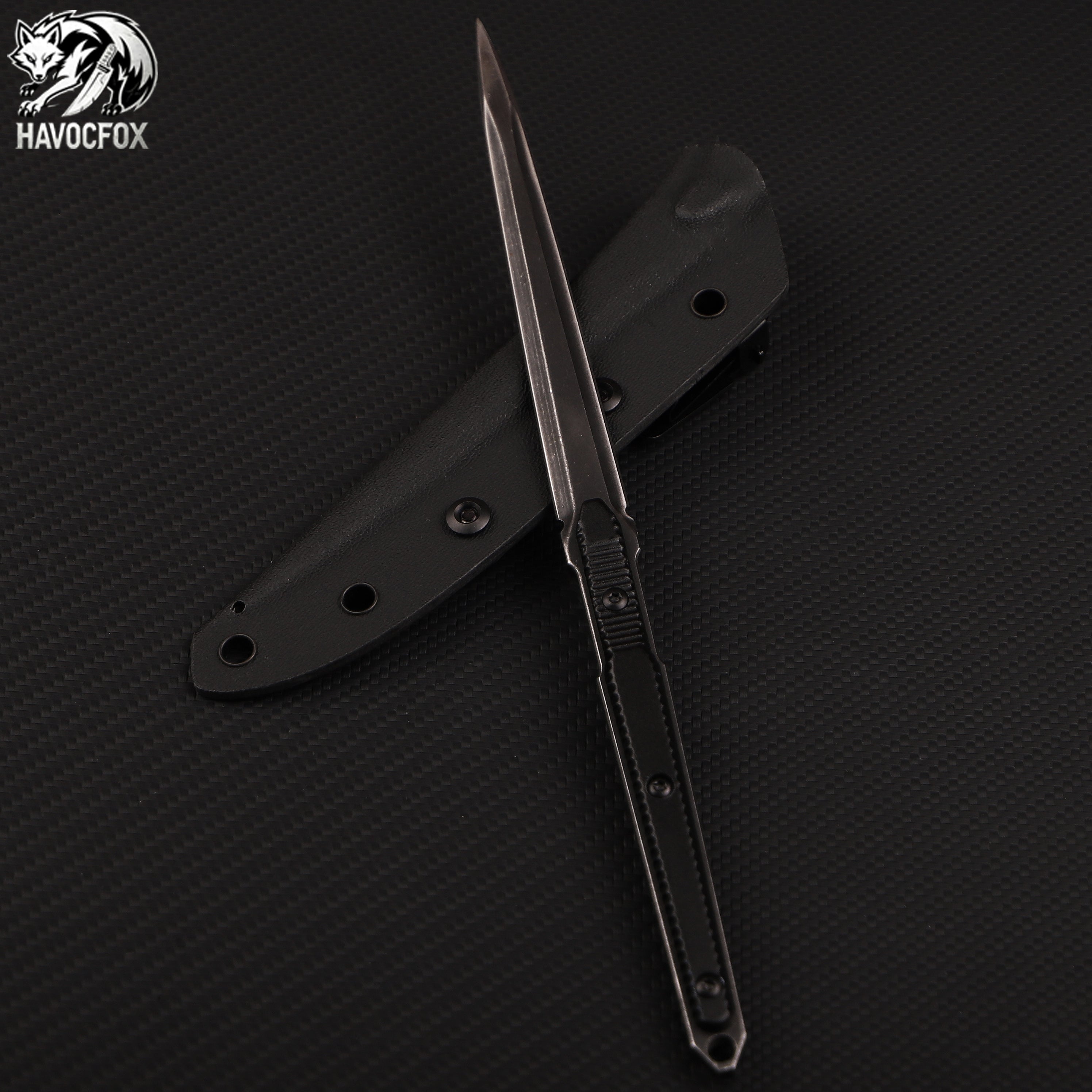 D2 Tea Needle Outdoor Straight Knife
