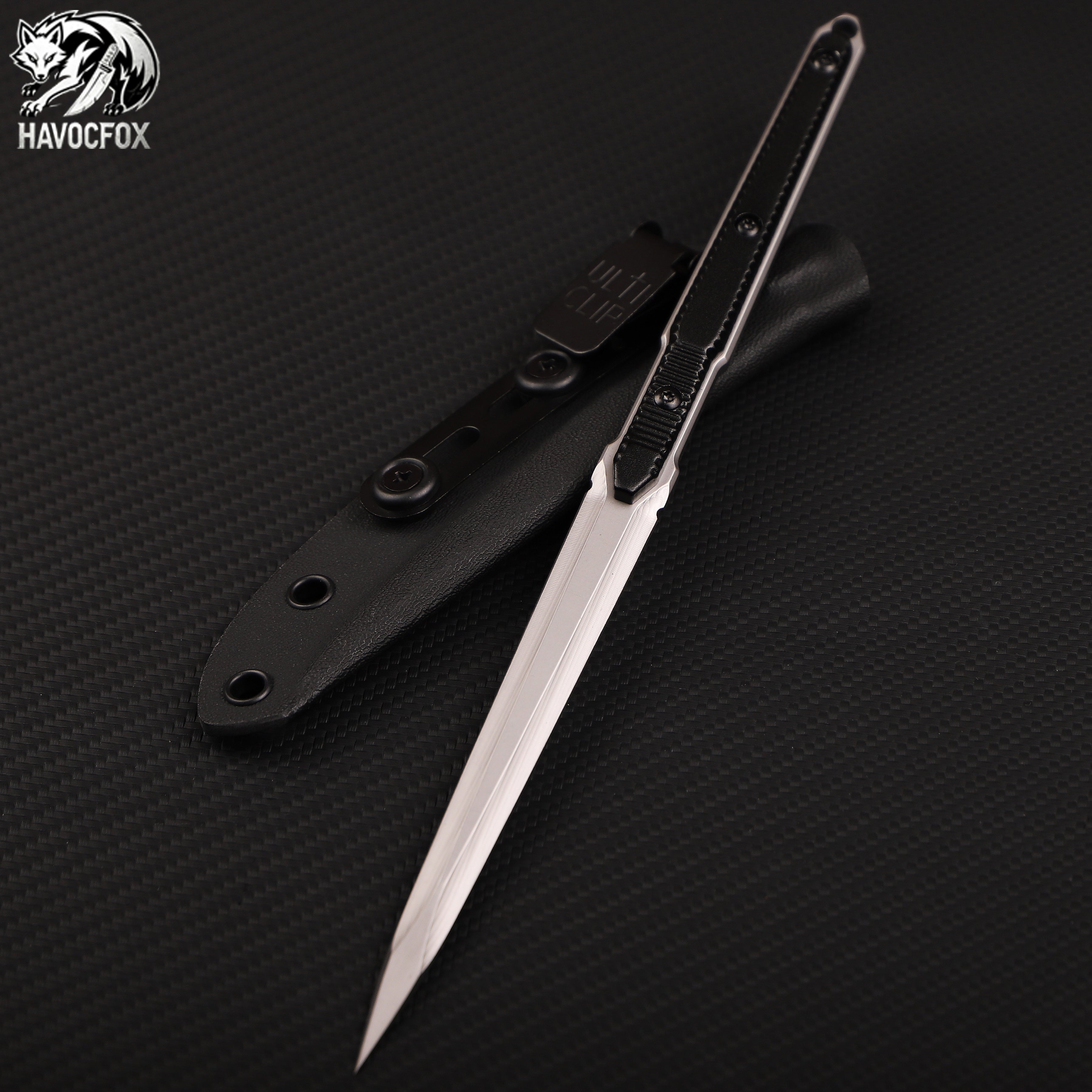 D2 Tea Needle Outdoor Straight Knife