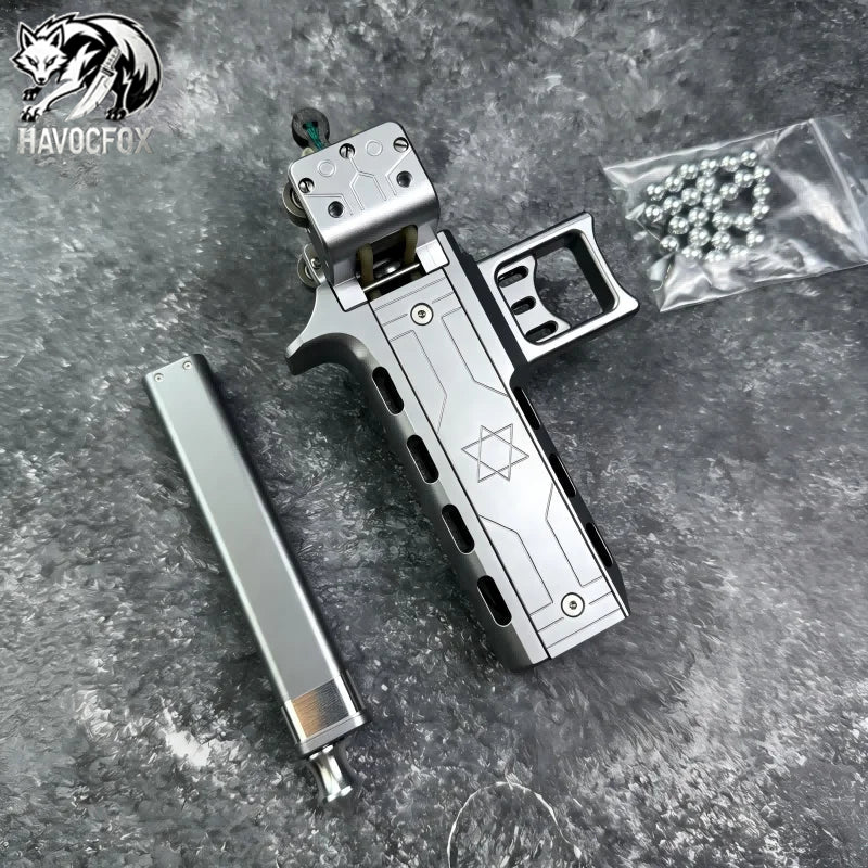 GS272 Semi-auto V5 Slingshot with Double Magazine High Precision CNC Aluminum Alloy