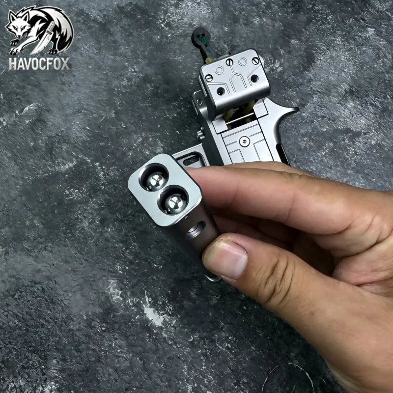 GS272 Semi-auto V5 Slingshot with Double Magazine High Precision CNC Aluminum Alloy