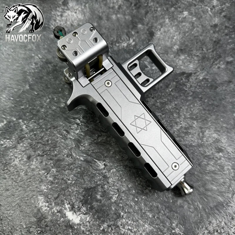 GS272 Semi-auto V5 Slingshot with Double Magazine High Precision CNC Aluminum Alloy