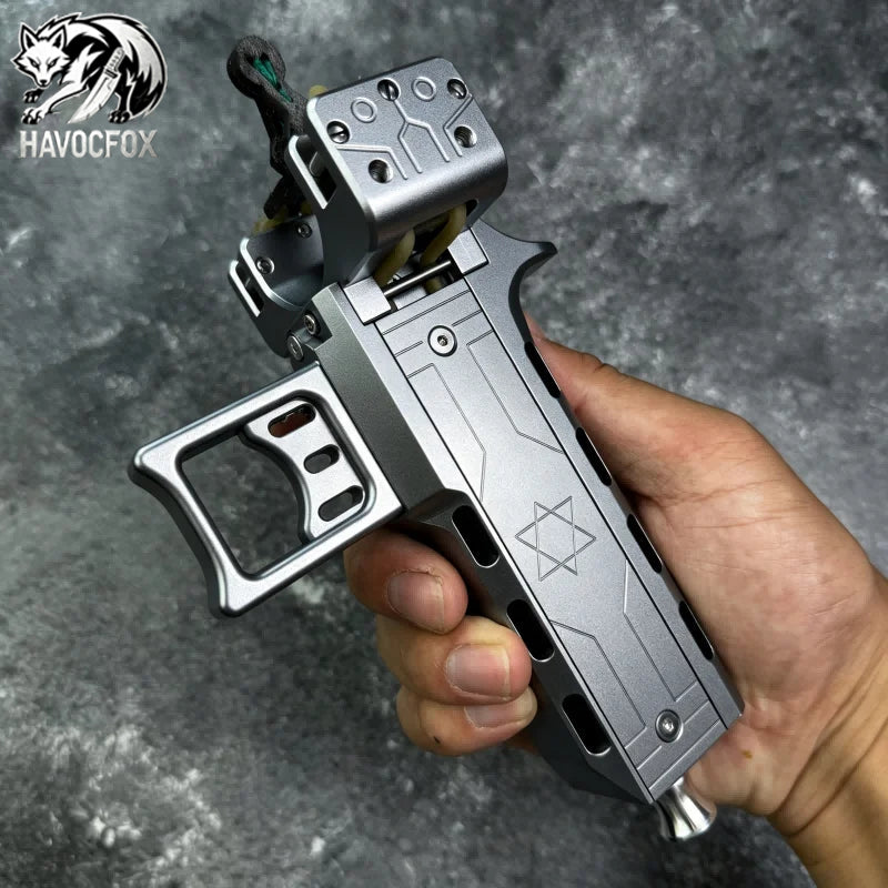 GS272 Semi-auto V5 Slingshot with Double Magazine High Precision CNC Aluminum Alloy