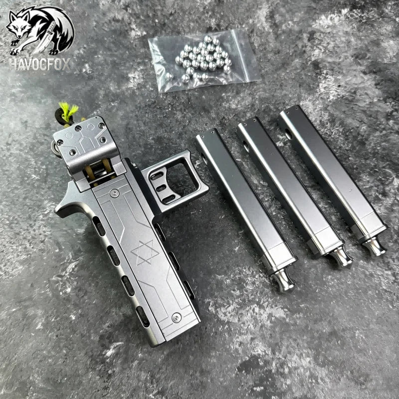 GS272 Semi-auto V5 Slingshot with Double Magazine High Precision CNC Aluminum Alloy